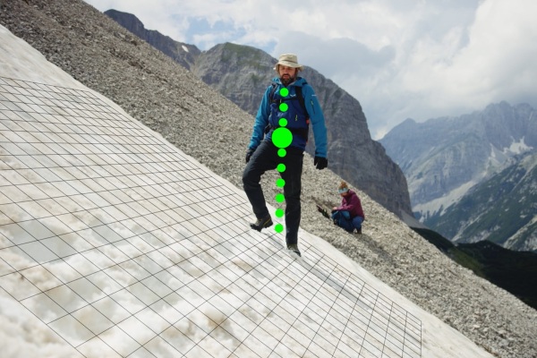 Alpenverein - snieh - chôdza