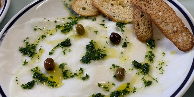 Carpaccio z kedlubny